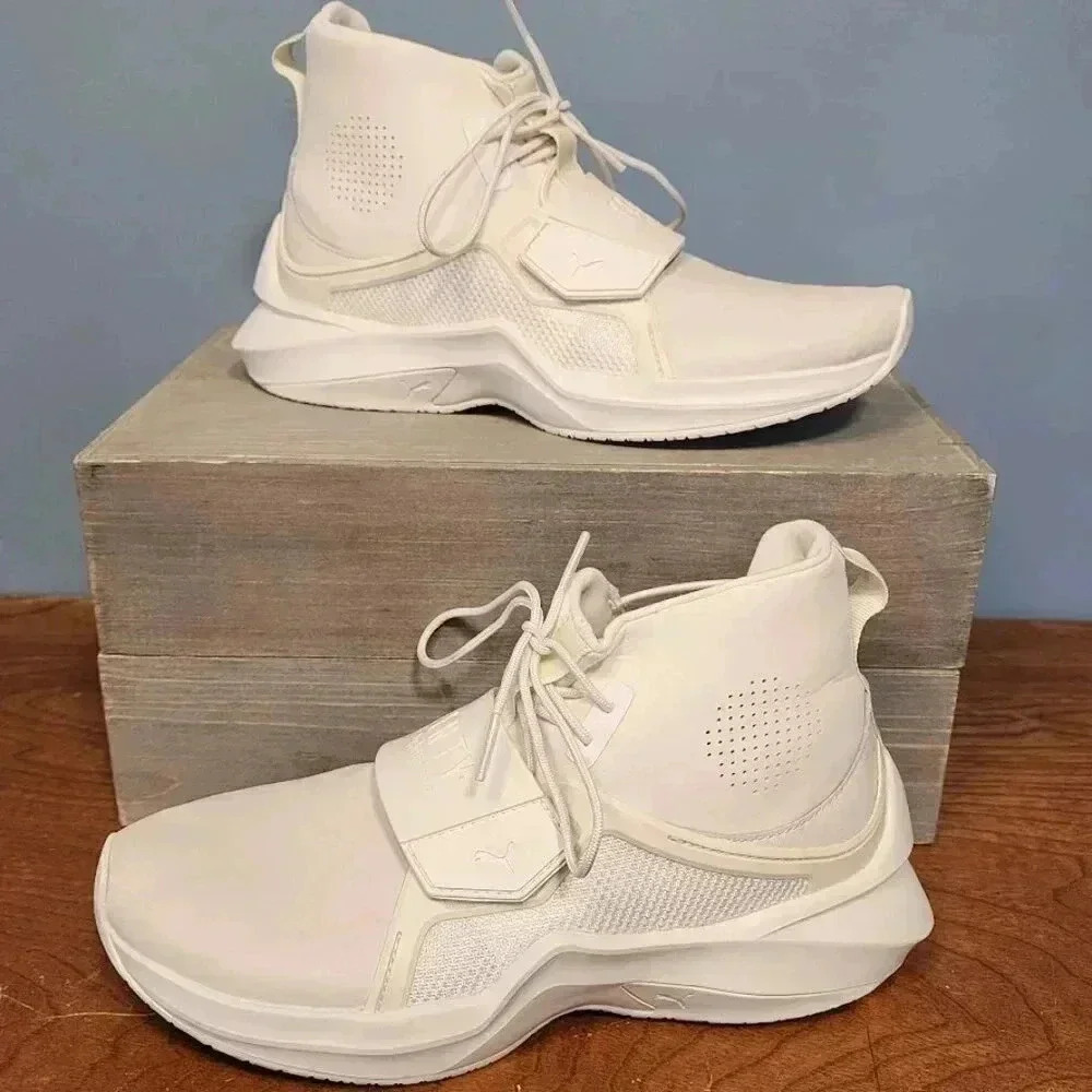 Puma x Fenty by Rihanna Off White Sesame Trainers‎ Women's Size 6